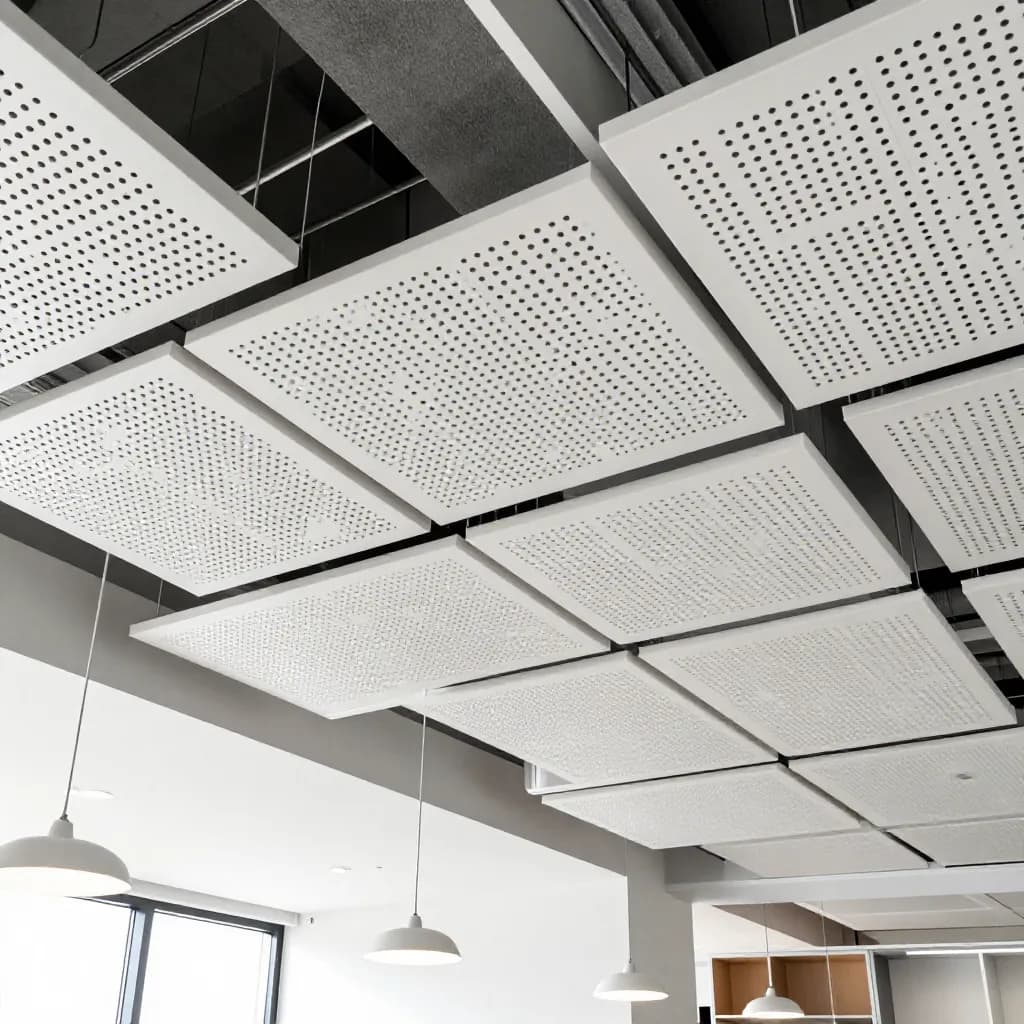 Powder Coating for Acoustic Panels, Ceiling Systems, and Interior Cladding
