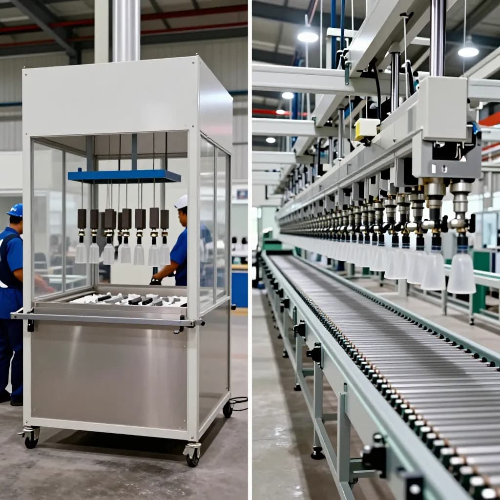 Powder Coating Batch vs Continuous Lines: Throughput, Investment, and Choosing the Right System