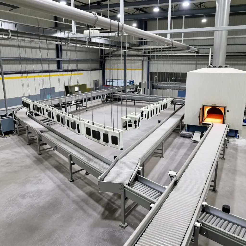 Powder Coating Conveyor Systems: Complete Guide to Overhead, Floor, and Power-and-Free Designs
