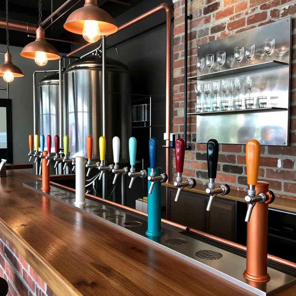 Powder Coating for Brewery Equipment: Fermentation Tanks, Tap Handles, Furniture, and Brand Identity