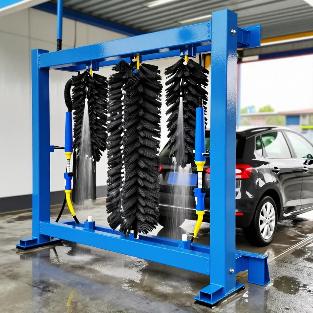 Powder Coating for Car Wash Equipment: Water, Chemical, UV, and Mechanical Wear Protection