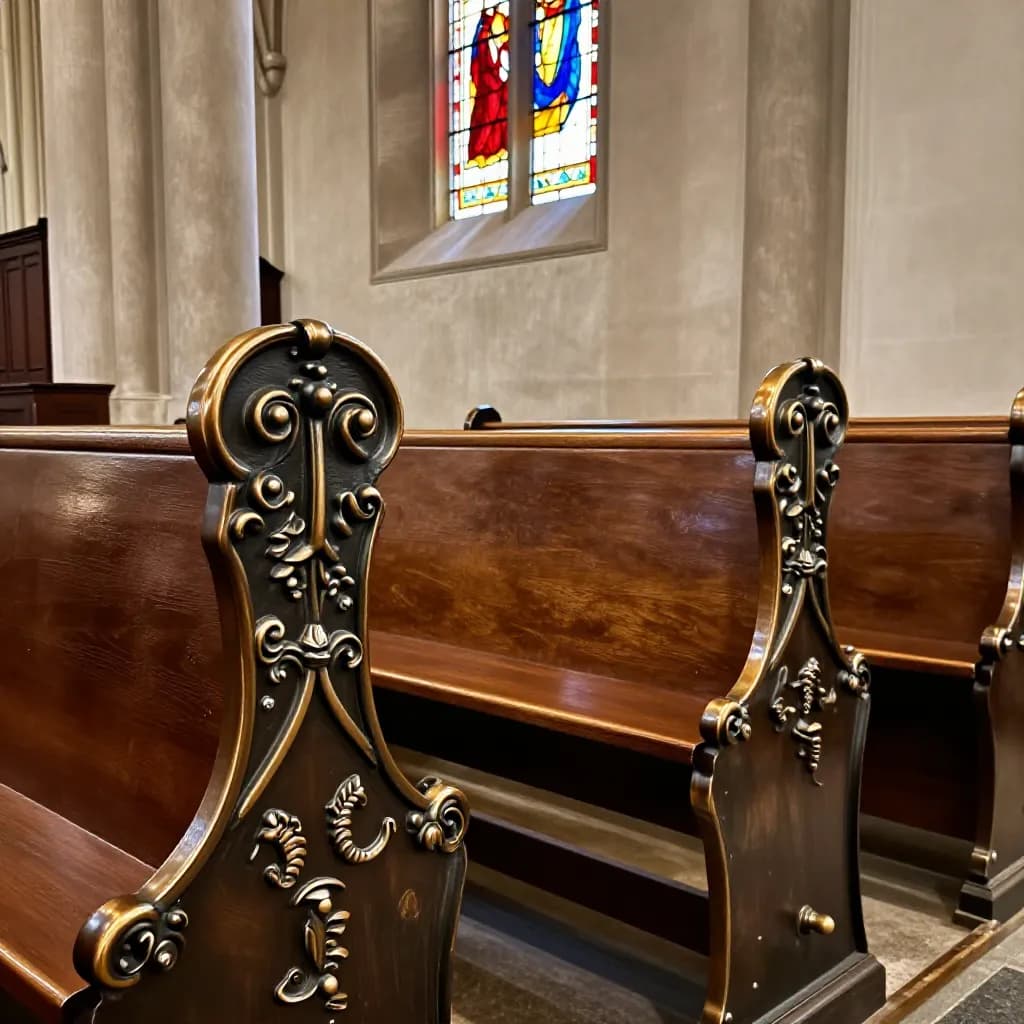 Powder Coating for Church Furniture: Pew Ends, Candle Holders, Railings, Heritage, and Restoration