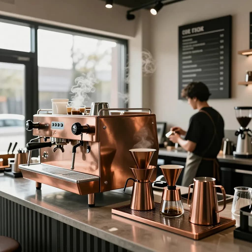 Powder Coating for Coffee Shop Interiors: Espresso Machines, Furniture, Fixtures, and Brand Colors