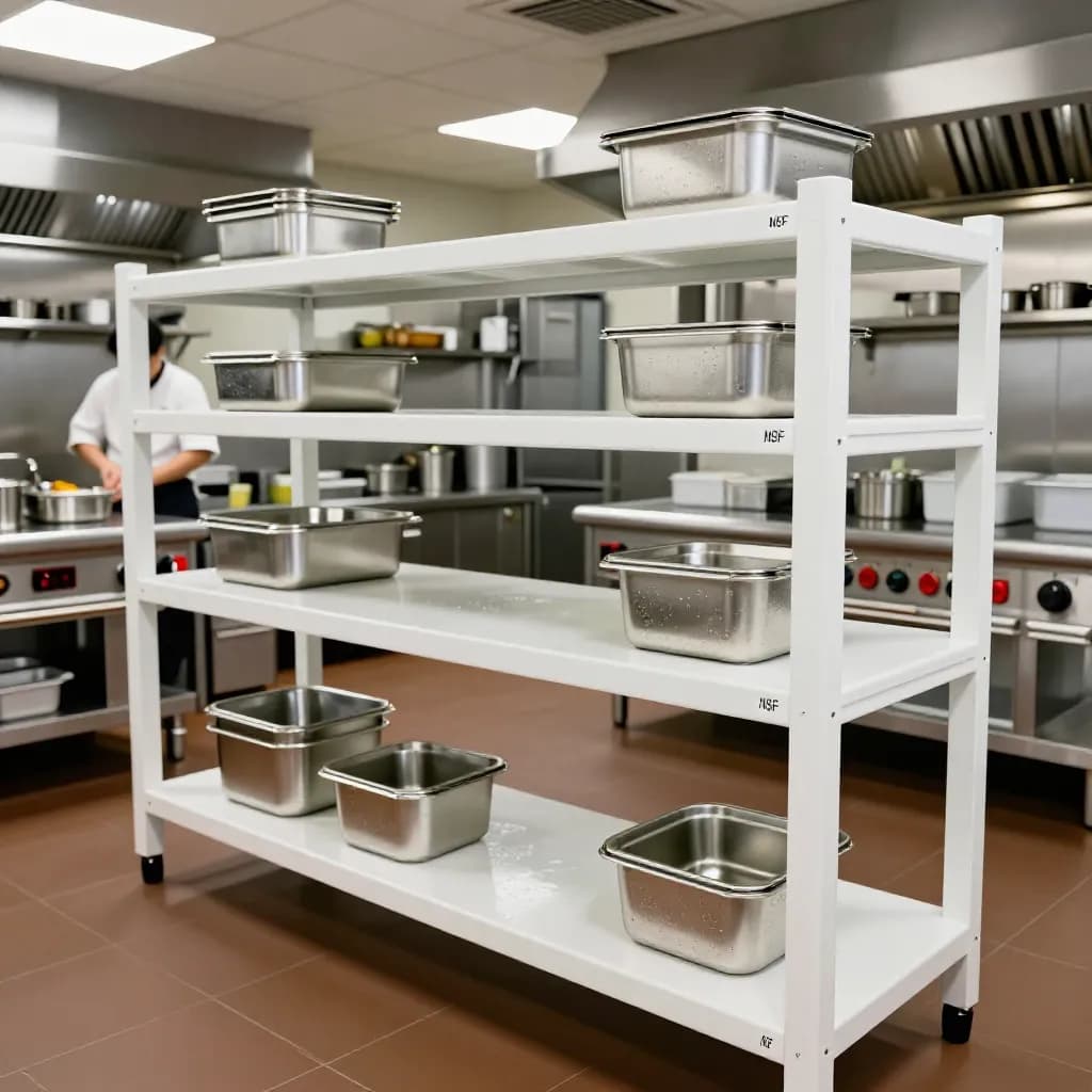 Powder Coating for Commercial Kitchens: NSF Compliance, Heat Resistance, and Washdown Durability