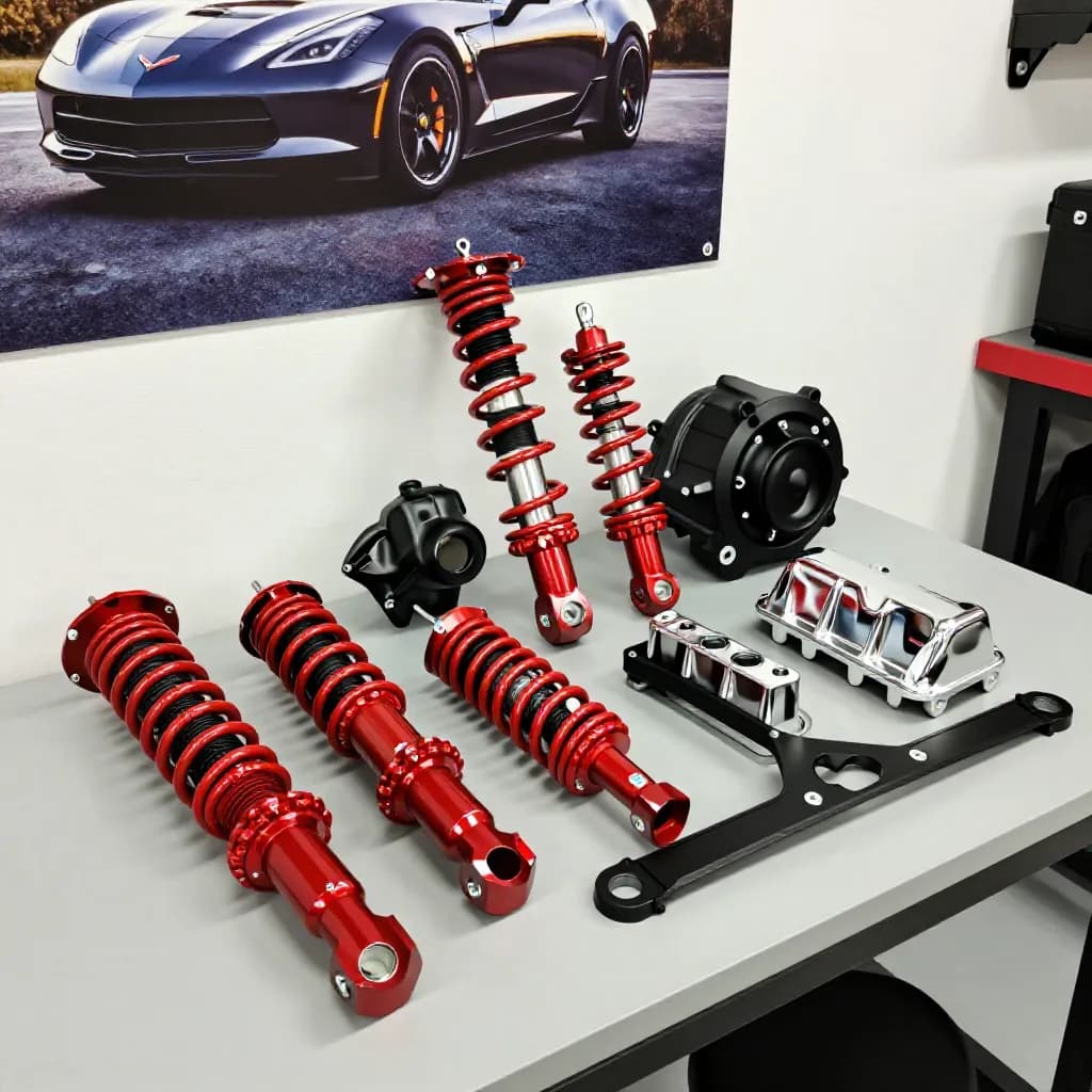 Powder Coating for Corvette Parts: Suspension, Engine Accessories, Wheels, and Show-Quality Restoration