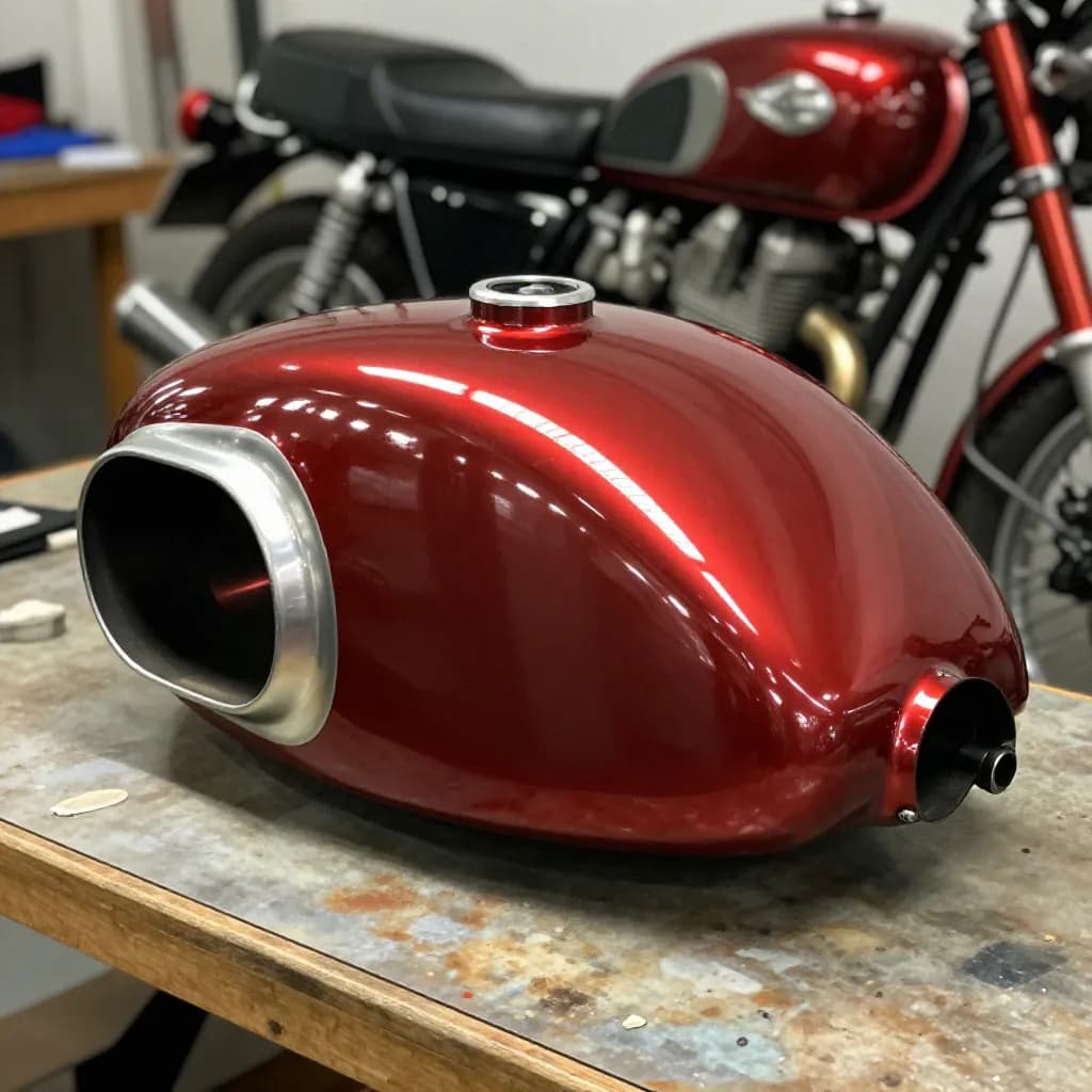 Powder Coating Fuel Tanks: External Protection for Motorcycle and Classic Car Tanks