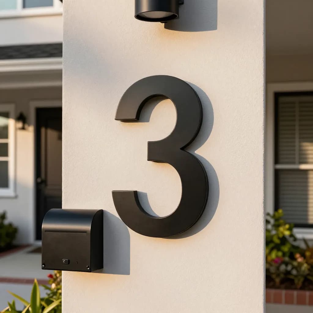 Powder Coating for House Numbers and Signs: Weather-Resistant Curb Appeal