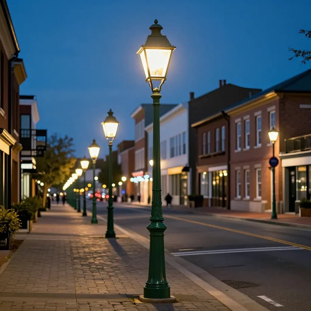 Powder Coating for Street Lighting Poles: Urban Design, Corrosion Protection, and Heritage Styles