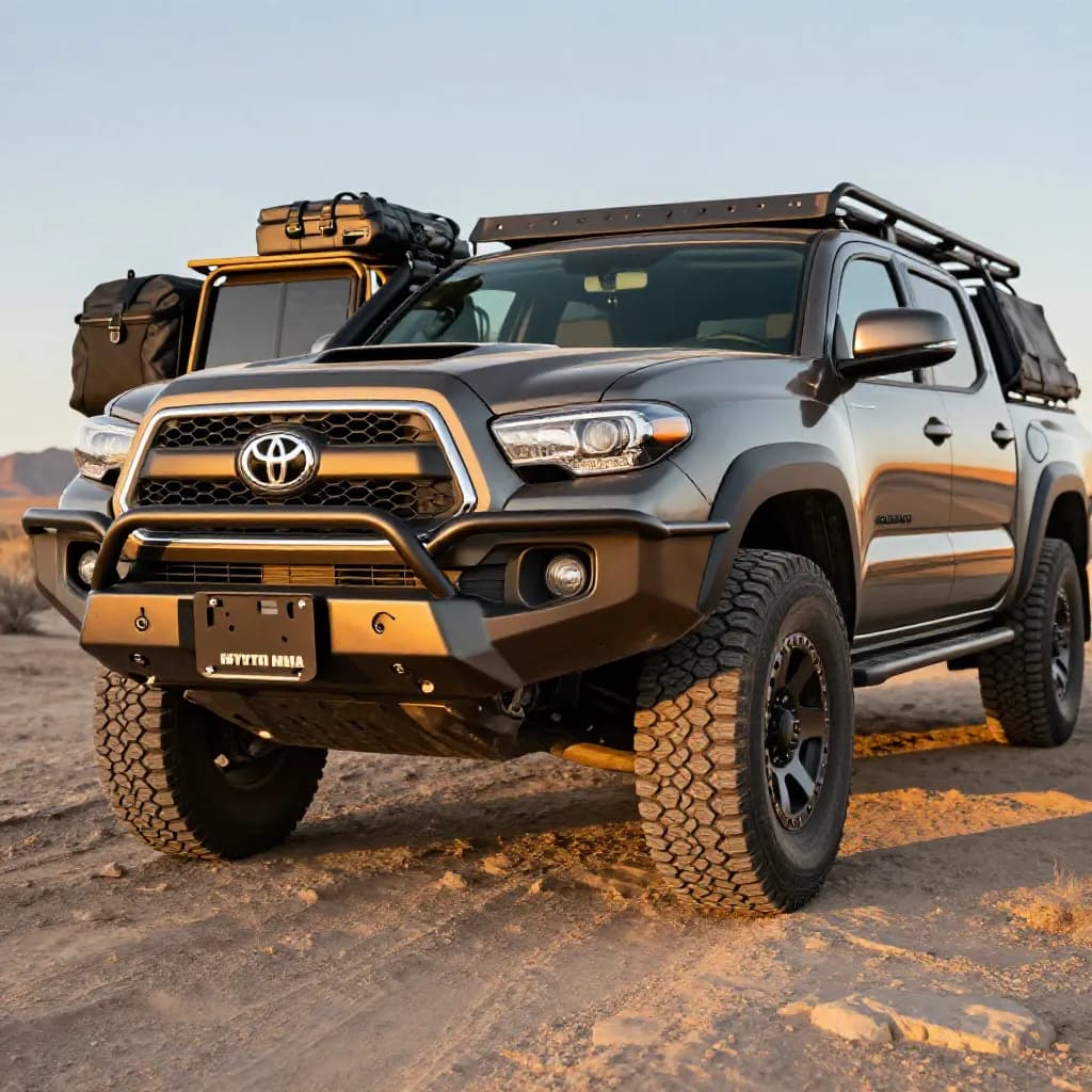 Powder Coating for Toyota Tacoma Parts: Skid Plates, Bumpers, Bed Racks, and Overlanding Builds
