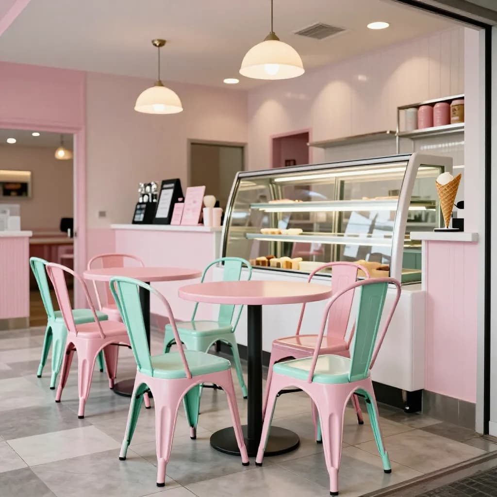 Powder Coating for Ice Cream Parlors and Dessert Shops