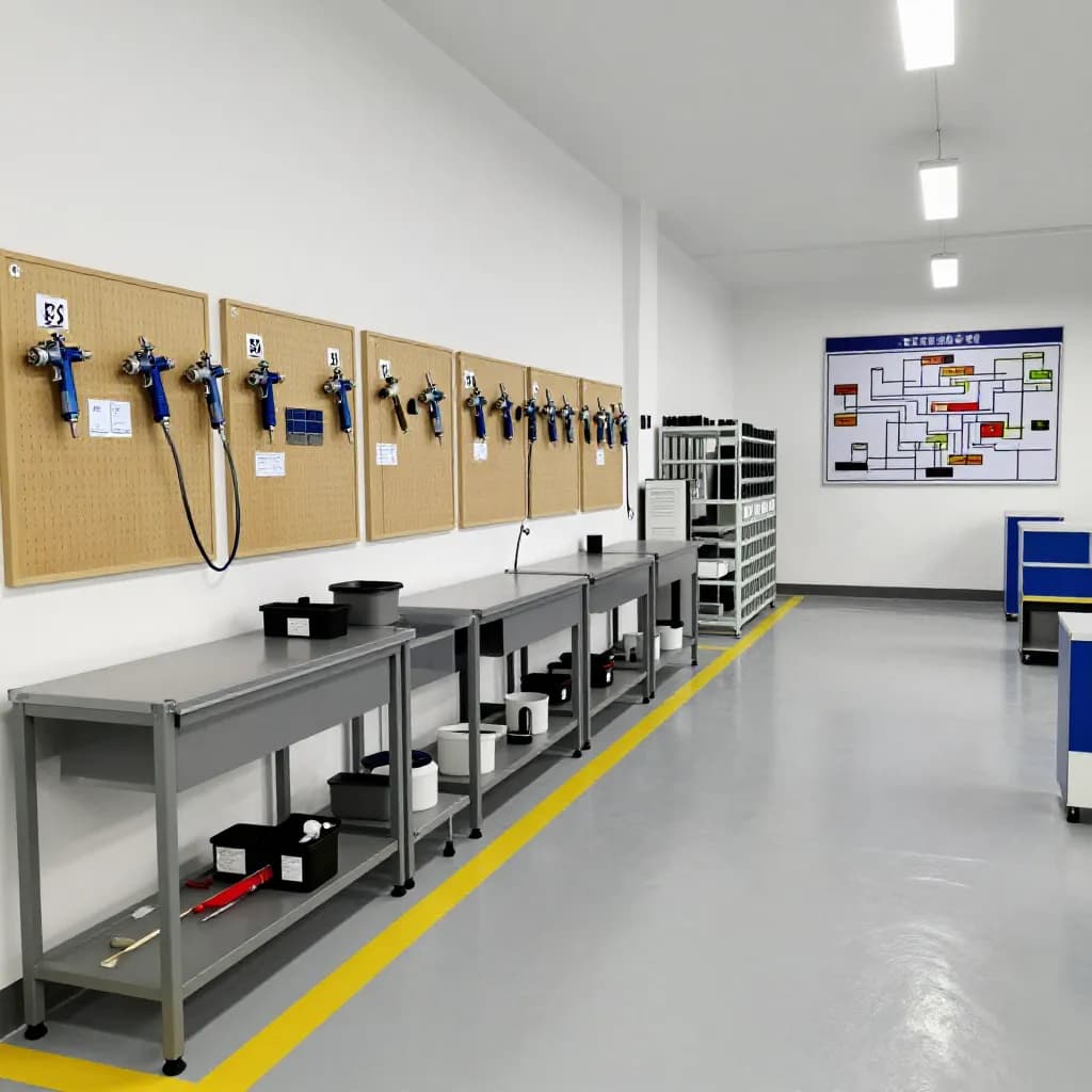 Powder Coating Lean Manufacturing: 5S, Value Stream Mapping, Waste Reduction, and Changeover Optimization
