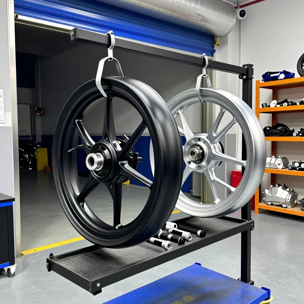 Motorcycle Powder Coating Services: Frames, Wheels, and Engine Parts