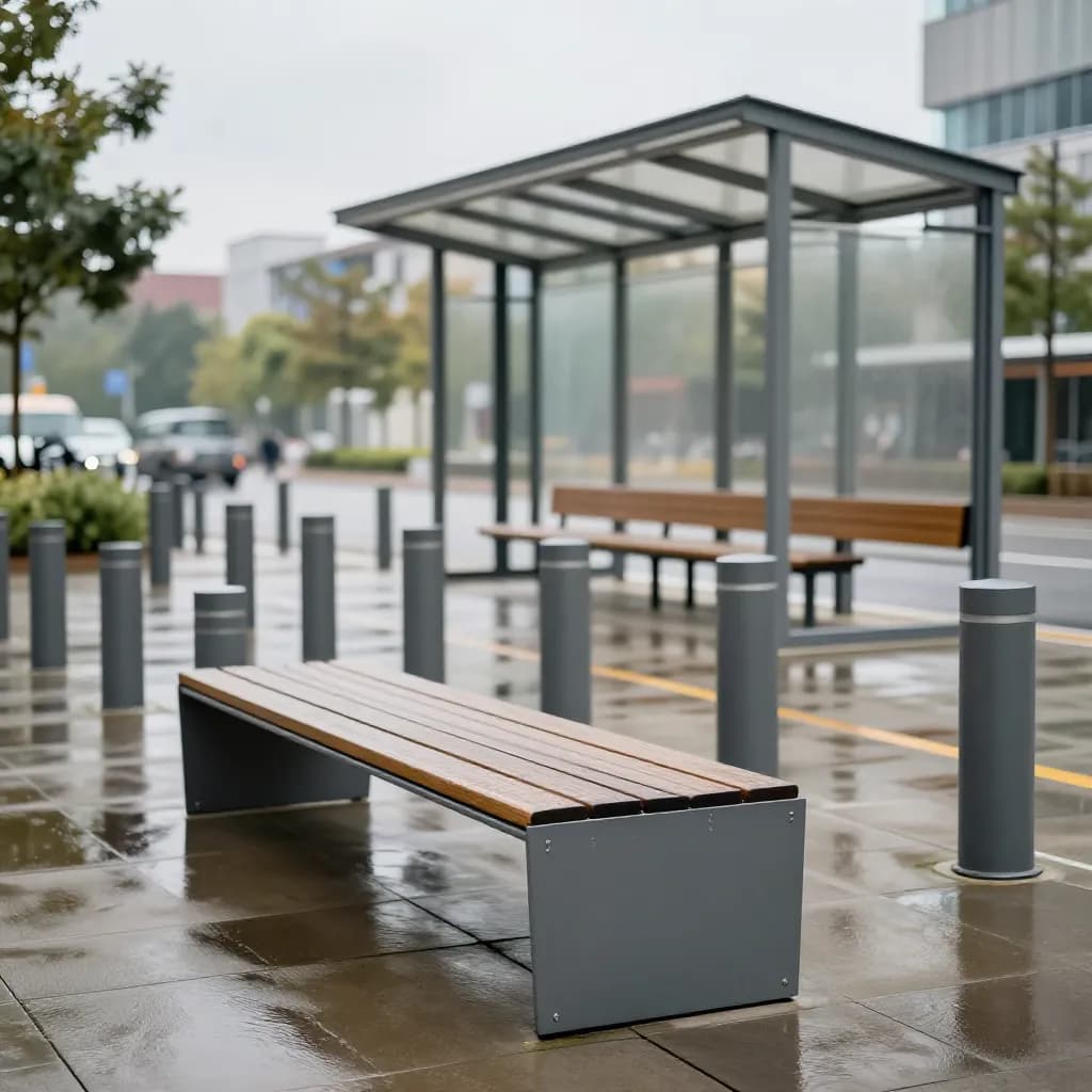 Powder Coating Street Furniture and Urban Design Elements: Benches, Bollards, Bike Racks, and Anti-Graffiti Protection