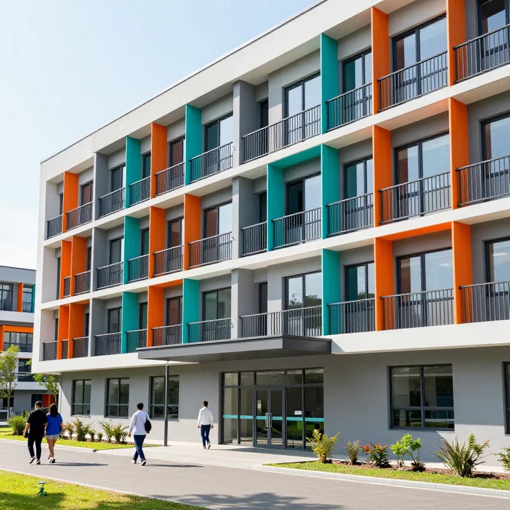 Powder Coating for Student Accommodation and University Buildings