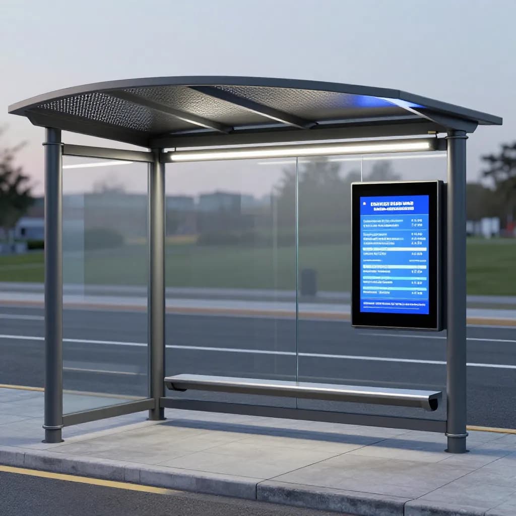 Powder Coating for Transit Stations, Platforms, and Shelters
