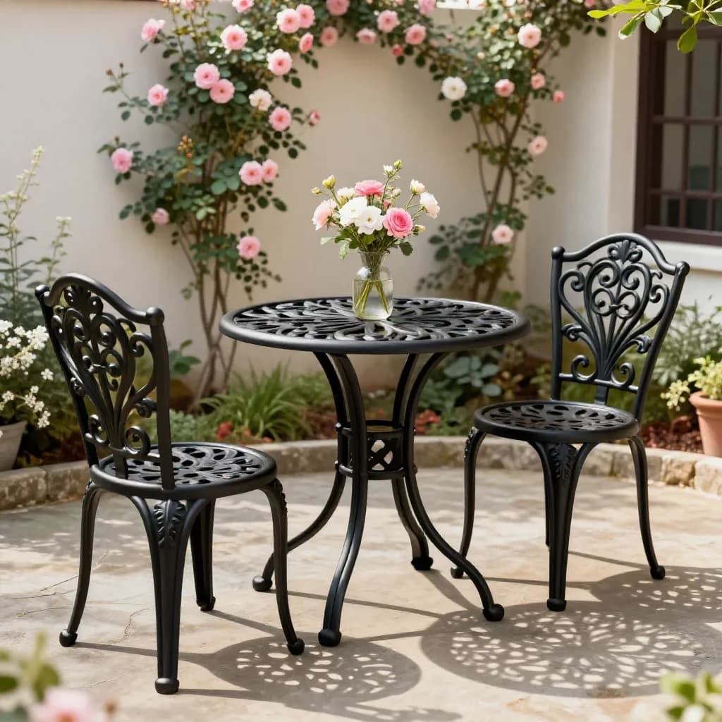 Powder Coating Wrought Iron Furniture and Decor
