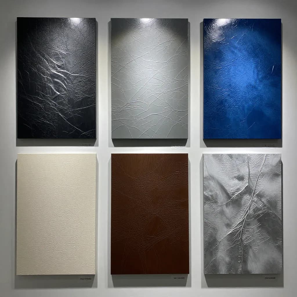 Textured Powder Coating Finishes: Wrinkle, Hammer-Tone, Sand, Leather, and River Vein Explained