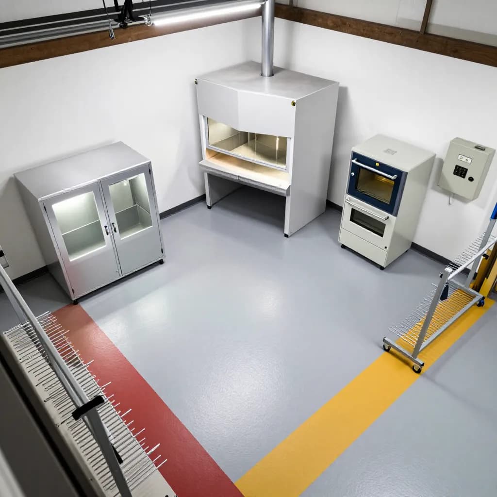 DIY Powder Coating Garage Workshop Layout: Workflow, Electrical, and Storage