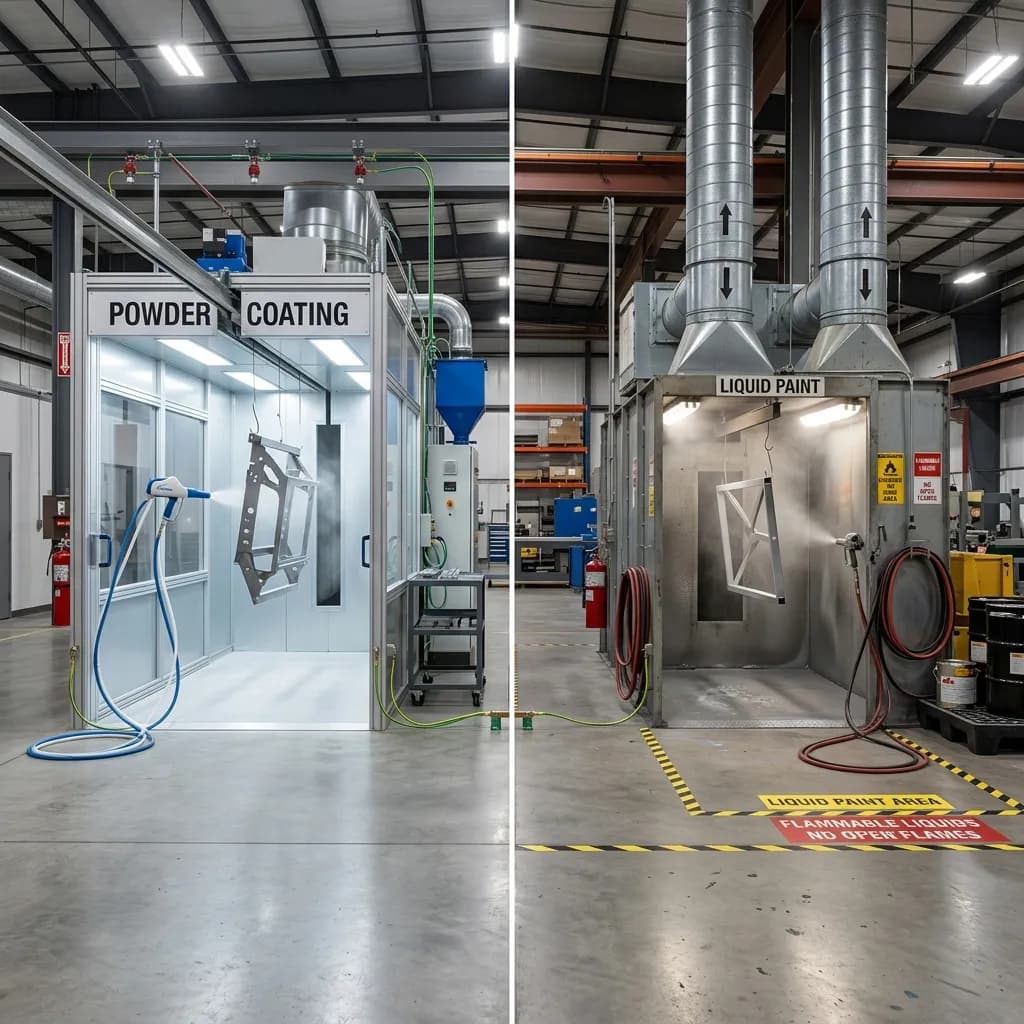 Fire Safety: Why Powder Coating Is Safer Than Liquid Paint for Buildings