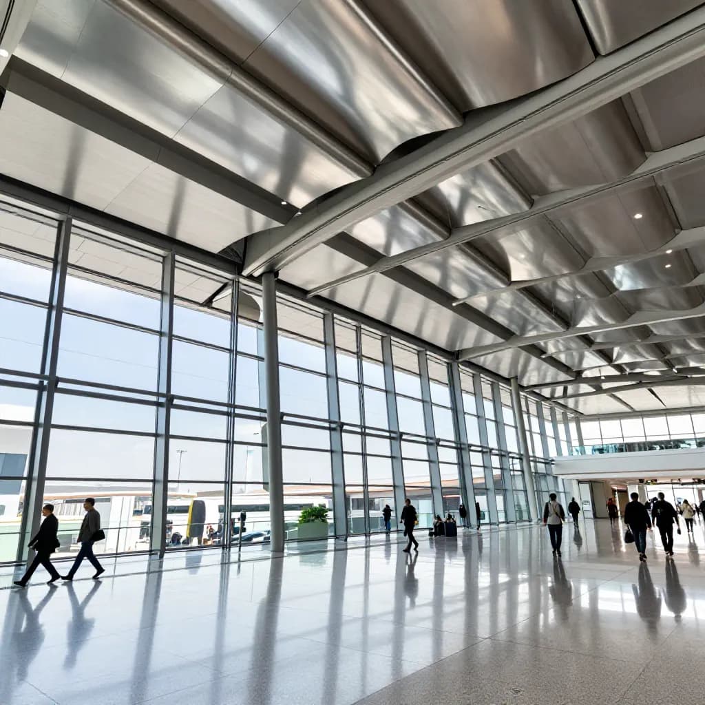 Powder Coating for Airport Terminal Architecture: Durability, Wayfinding, and Curtain Wall Performance