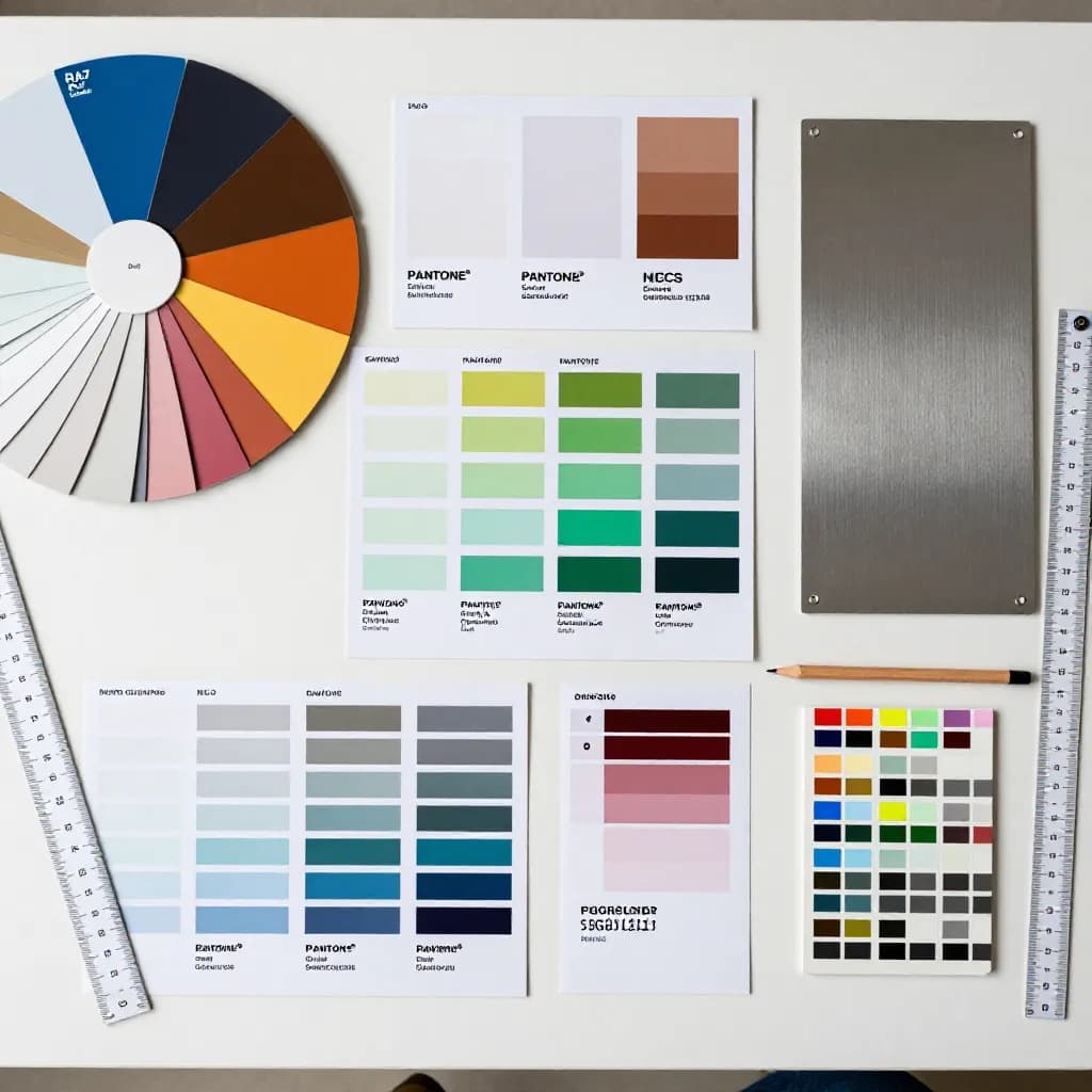Powder Coating Color Standards: RAL, NCS, Pantone, Munsell, and Custom Matching