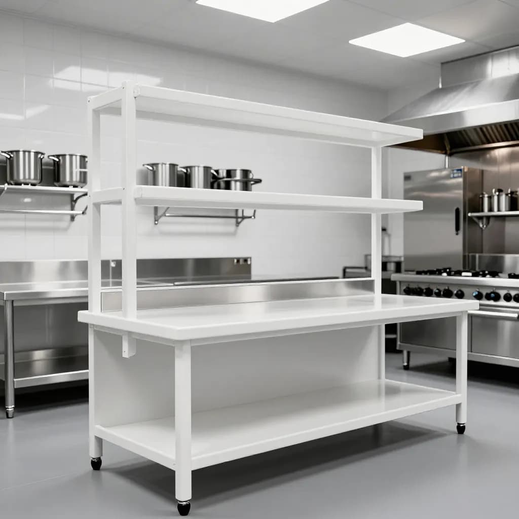 Powder Coating for Commercial Kitchen Equipment and Fixtures