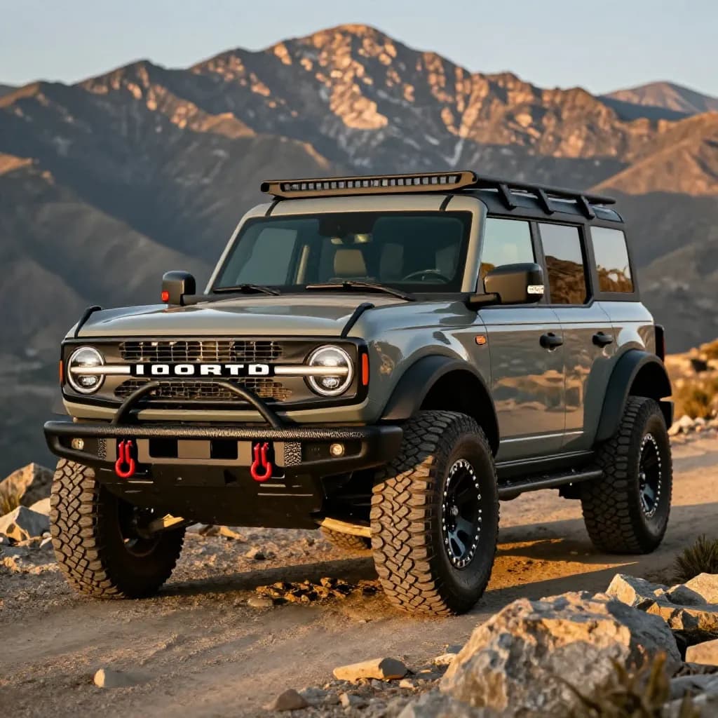 Powder Coating for Ford Bronco Parts: Bumpers, Rock Sliders, Roof Racks, and Off-Road Protection