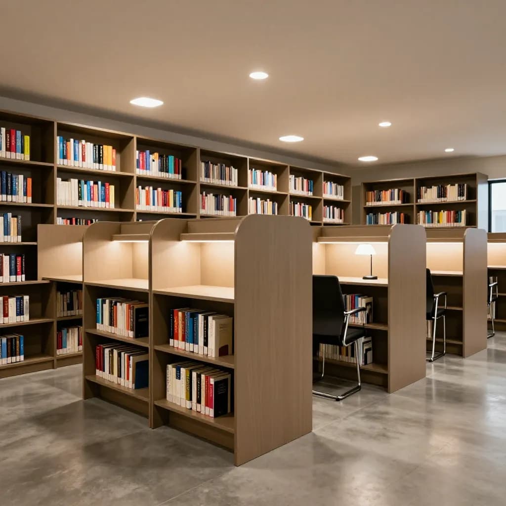 Powder Coating for Library Furniture: Shelving, Study Carrels, Quiet Finishes, Durability, and Sustainability