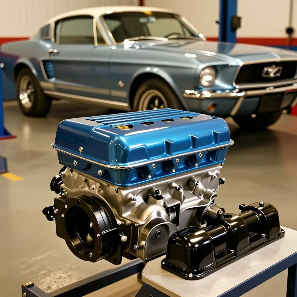 Powder Coating for Mustang Parts: Classic Restoration, Modern Performance, Engine Bay, and Suspension