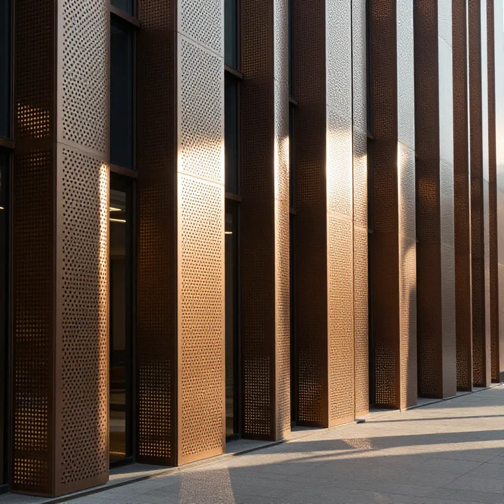 Powder Coating for Perforated Metal Panels: Facade Screens, Acoustic Panels, and Edge Coverage