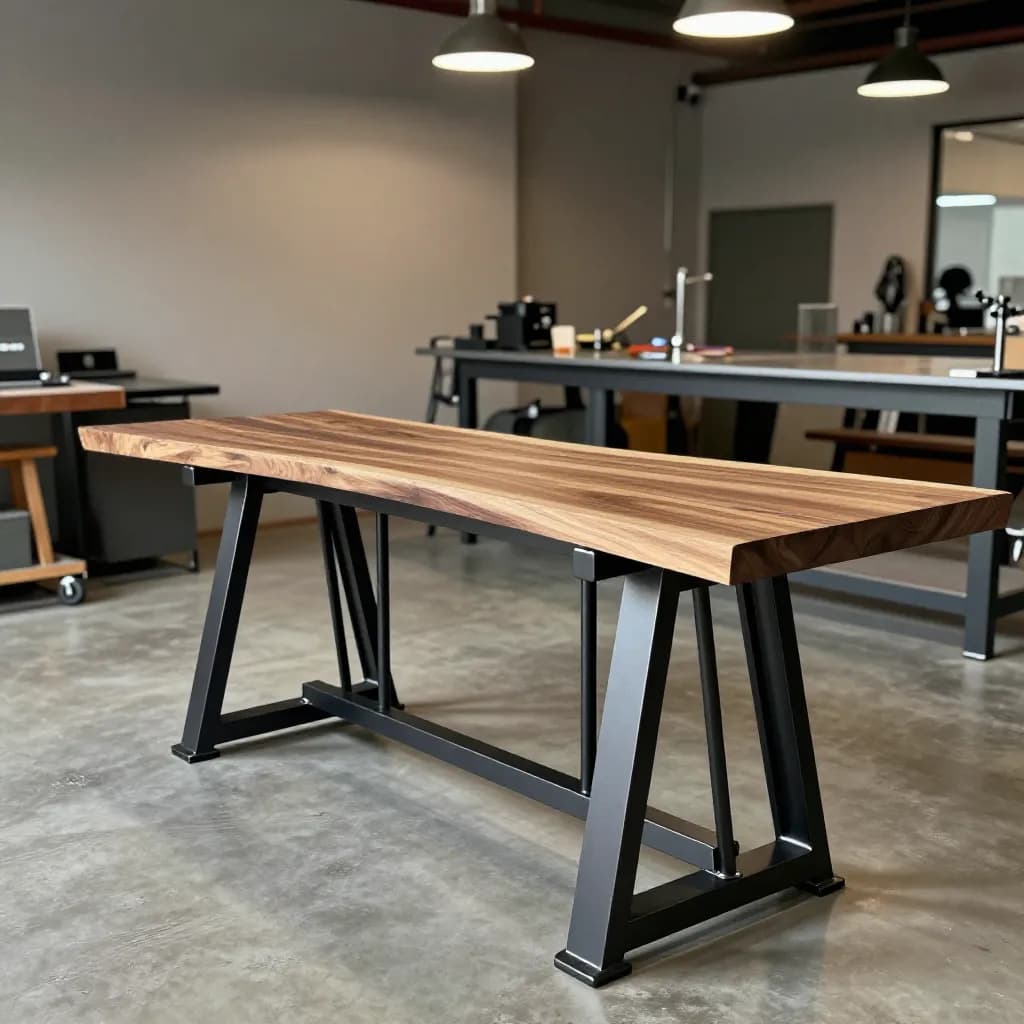 Powder Coating for Table Legs and Bases: Industrial Style Meets Custom Fabrication