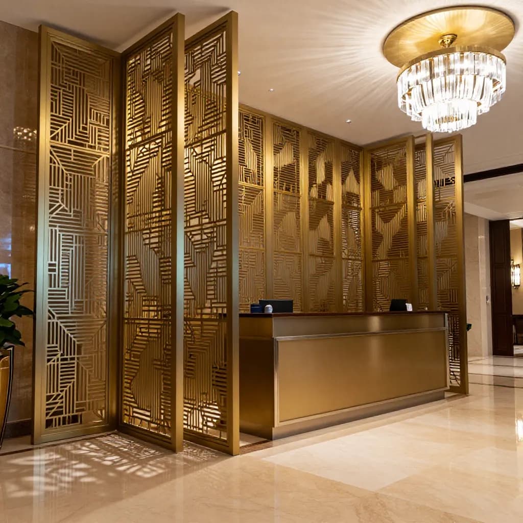 Powder Coating for Hotel Lobbies and Interior Metalwork