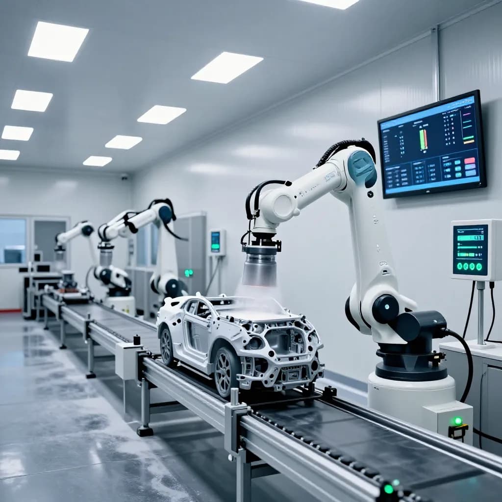 Industry 4.0 and Powder Coating: Automation, AI, and the Smart Factory