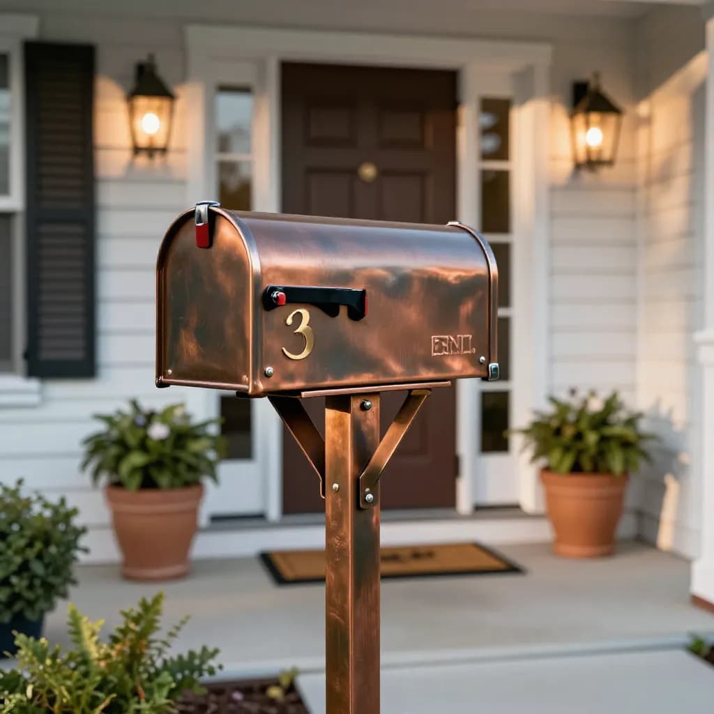 Powder Coating Mailboxes, House Numbers, and Curb Appeal Details