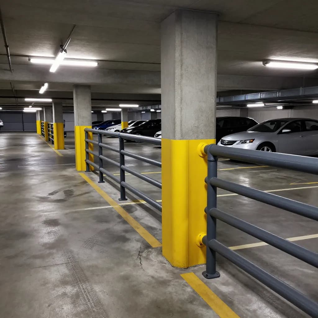 Powder Coating for Parking Structures and Garages: Vehicle Impact, Chemical Exposure, and Wayfinding