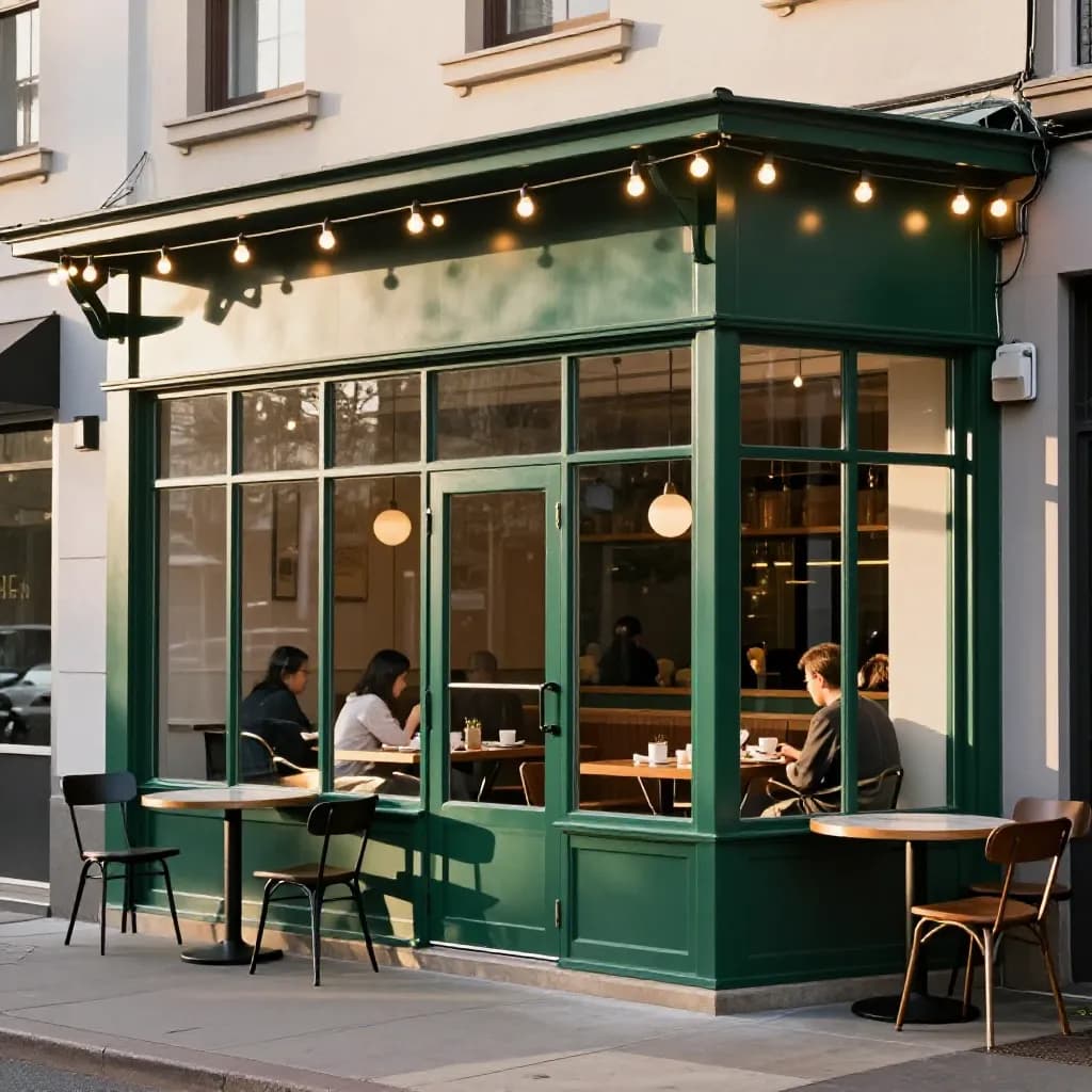 Powder Coating for Restaurant Exterior Design: Outdoor Dining, Brand Identity, and Kitchen Ventilation