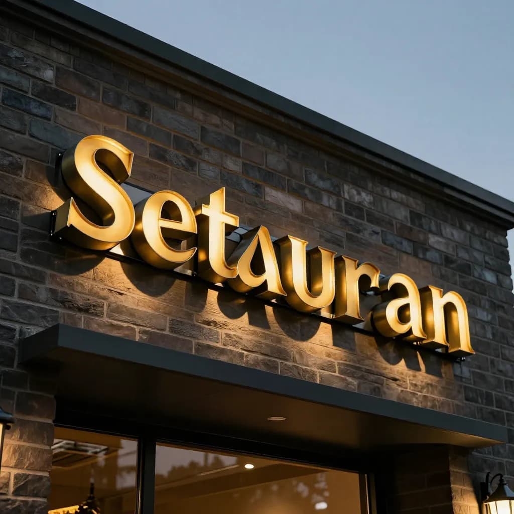 Powder Coating for Restaurant Signage and Exterior Elements