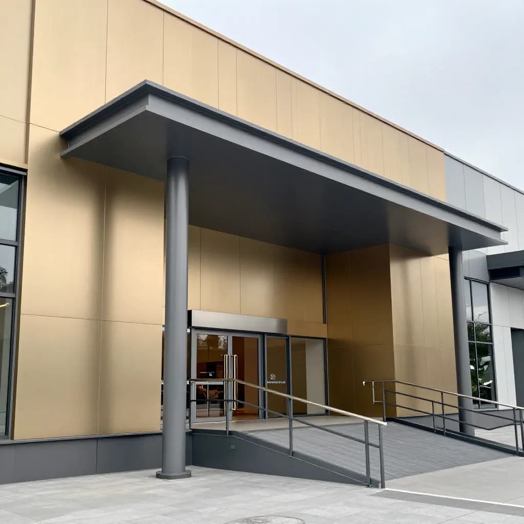 Powder Coating for Retail Parks and Shopping Centers