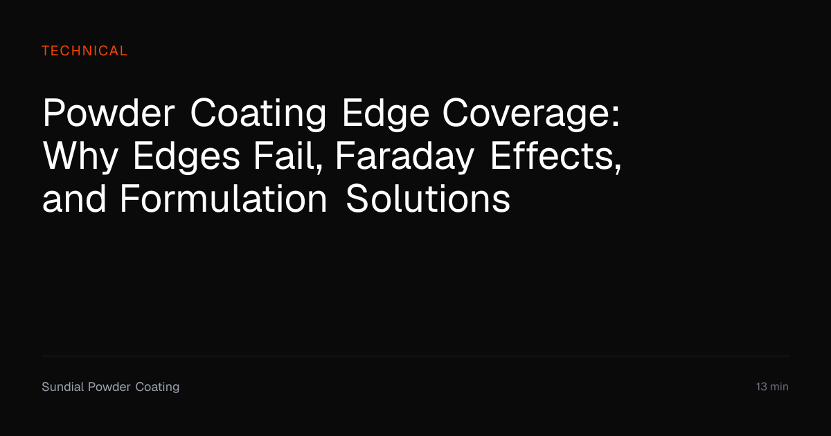 Powder Coating Edge Coverage Solutions Guide | Sundial Powder Coating ...