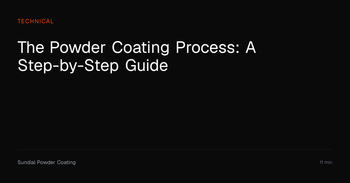 Powder Coating Process: Step-by-Step Guide | Sundial Powder Coating ...