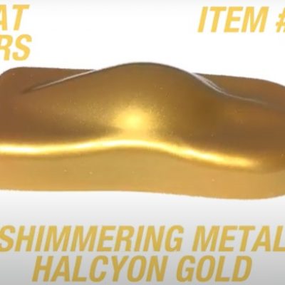 Hotcoat Powder 3D Shimmering Metallic Halcyon Gold - Eastwood Powder Coating