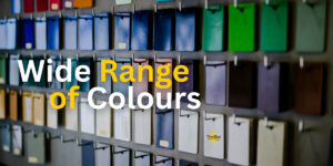 Wide range of powder coating